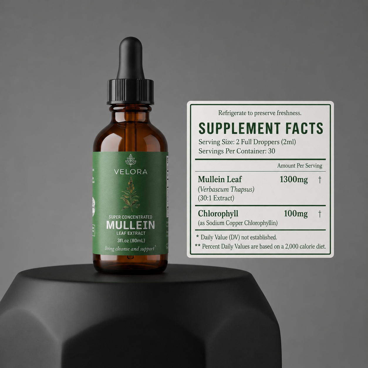 Premium Mullein Leaf Drops